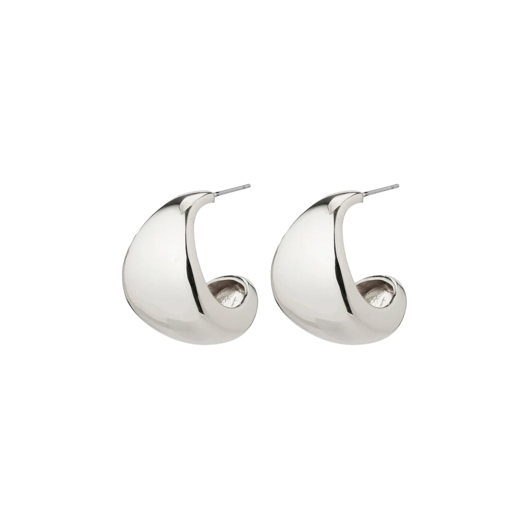 PILGRIM KASIA RECECYLED EARRINGS SILVER