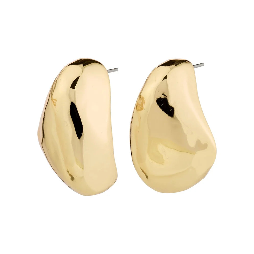 PILGRIM DUNE RECYCLED EARRINGS GOLD PLATED LARGE – Ruby Rose Te