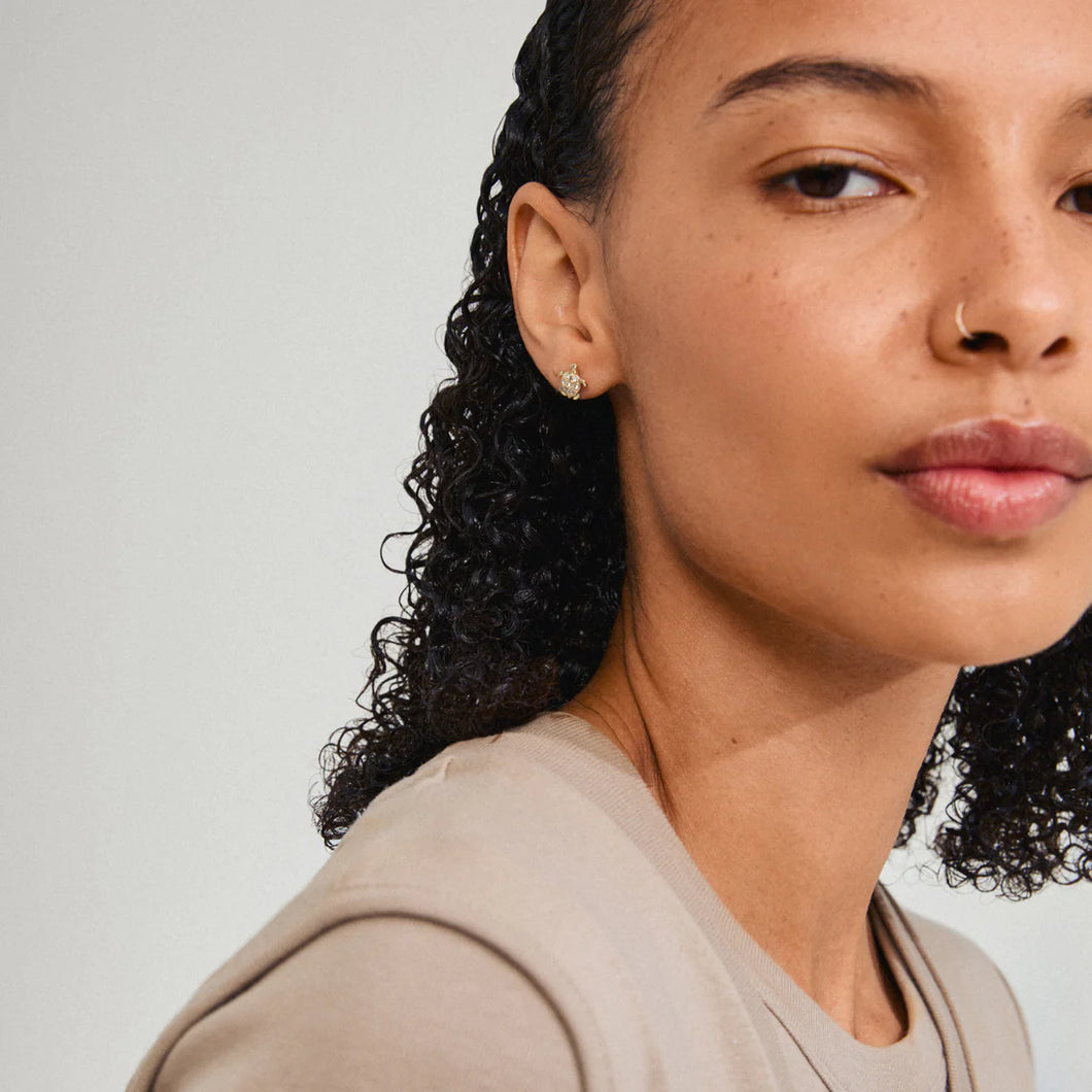 PILGRIM GOLD ARCHER EARRINGS