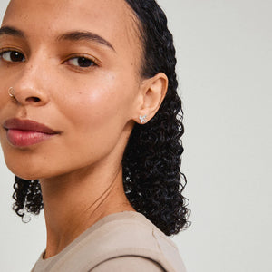PILGRIM SILVER AGLAIA EARRINGS