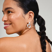Load image into Gallery viewer, PILGRIM SILVER AGNI EARRINGS
