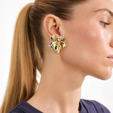 Load image into Gallery viewer, PILGRIM GOLD HALEN EARRINGS

