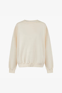 COMMONPLACE FRENCH TERRY SWEATSHIRT VANILLA