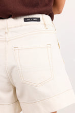 Load image into Gallery viewer, IVY + JACK KINDLY ECRU POCKET FRONT DENIM SHORTS
