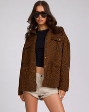 Load image into Gallery viewer, ONE TEASPOON CHEETAH LONGLINE JACKET
