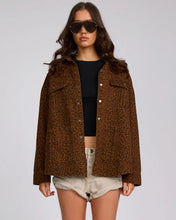 Load image into Gallery viewer, ONE TEASPOON CHEETAH LONGLINE JACKET
