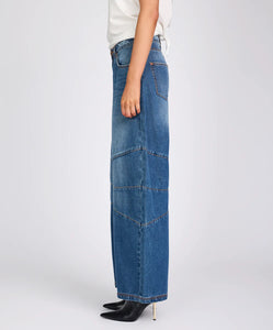 ONE TEASPOON BARREL JEANS DEEP PACIFICA BLUE