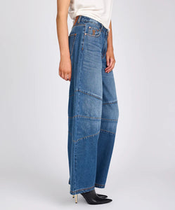 ONE TEASPOON BARREL JEANS DEEP PACIFICA BLUE
