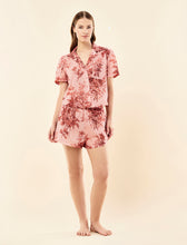 Load image into Gallery viewer, KAREN WALKER X PAPINELLE ROMANTIC FLORAL BOXER PJ SET ROSE
