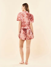 Load image into Gallery viewer, KAREN WALKER X PAPINELLE ROMANTIC FLORAL BOXER PJ SET ROSE
