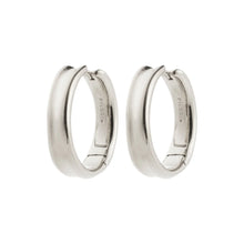 Load image into Gallery viewer, PILGRIM KAYDEN RECYCLED EARRINGS SILVER
