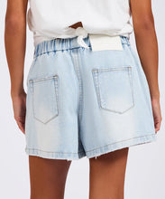 Load image into Gallery viewer, ONE TEASPOON FUNKS HIGH WASIT ELASTICATED FLIPPY DENIM BLUE LATTE
