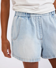 Load image into Gallery viewer, ONE TEASPOON FUNKS HIGH WASIT ELASTICATED FLIPPY DENIM BLUE LATTE
