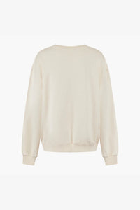 COMMONPLACE FRENCH TERRY SWEATSHIRT VANILLA