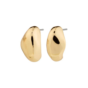 PILGRIM DUNE RECYCLED EARRINGS GOLD PLATED SMALL