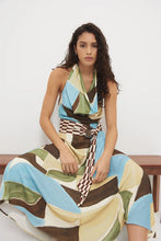 Load image into Gallery viewer, MON RENN ESSENCE DRESS ABSTRACT PAINTERLY
