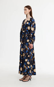 KINNEY MEGAN DRESS NIGHT GARDEN