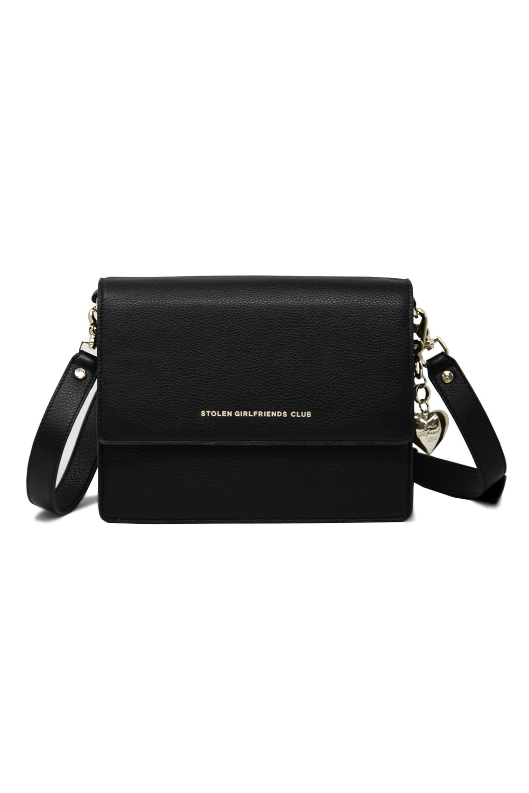 STOLEN GIRLFRIENDS CLUB BIG TROUBLE BAG BLACK GOLD