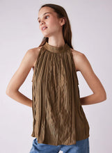 Load image into Gallery viewer, ESMAEE ELLERY TOP KHAKI
