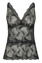 Load image into Gallery viewer, SAINT TROPEZ DAISY SINGLET BLACK
