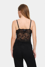 Load image into Gallery viewer, SAINT TROPEZ DAISY SINGLET BLACK
