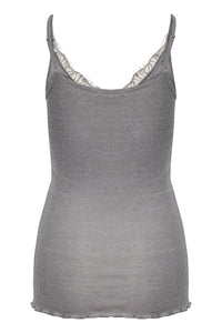 SAINT TROPEZ MAYA STRAP TOP GREY