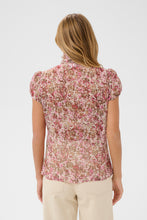 Load image into Gallery viewer, COMING SOON | SAINT TROPEZ CRINKLE SS SHIRT BALLERINA BRUSHED BLOOM
