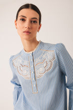 Load image into Gallery viewer, INDI &amp; COLD DAHLIA TOP AZUL
