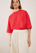 Load image into Gallery viewer, COMMONPLACE BOUNDARY DOUBLE LAYER BARREL PANT CREAM
