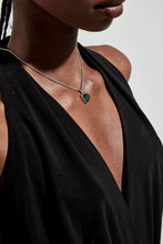 Load image into Gallery viewer, STOLEN GIRLFRIENDS CLUB LOVE CLAW NECKLACE SILVER MOODSTONE
