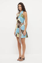 Load image into Gallery viewer, MON RENN ESSENCE MINI DRESS ABSTRACT PAINTERLY
