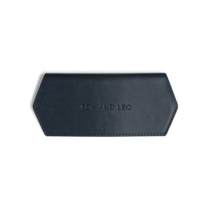 FOX & LEO GLASSES CASE NAVY