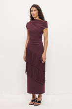 Load image into Gallery viewer, MON RENN FREYA DRESS DUSTY PLUM
