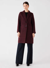 Load image into Gallery viewer, ESMAEE VENICE COAT WINE
