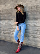 Load image into Gallery viewer, DARK HAMPTON x KAYLEE BELL COWBOY UP PINK PETITE SILK SCARF
