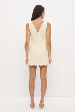 Load image into Gallery viewer, MON RENN LACIE DENIM MINI DRESS LEMONCELLO
