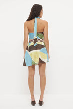 Load image into Gallery viewer, MON RENN ESSENCE MINI DRESS ABSTRACT PAINTERLY
