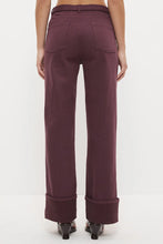 Load image into Gallery viewer, MON RENN HART CUFF JEAN DUSTY PLUM
