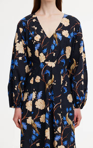 KINNEY MEGAN DRESS NIGHT GARDEN