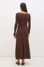 Load image into Gallery viewer, MØN RENN MILO DRESS CACAO
