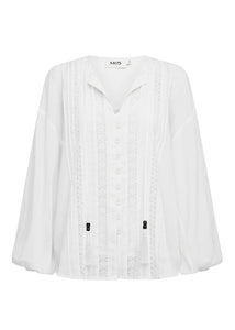 MOS THE LABEL IVY BLOUSE WHITE