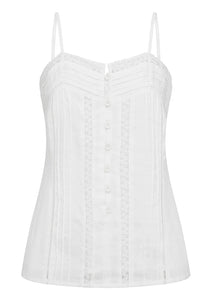 MOS THE LABEL IVY CAMI WHITE