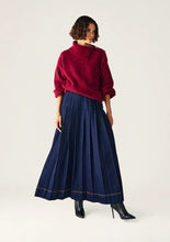 Load image into Gallery viewer, MOS THE LABEL SIA DENIM SKIRT DEEP INDIGO
