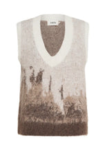 Load image into Gallery viewer, MOS THE LABEL COLETTE KNIT VEST MOCHA
