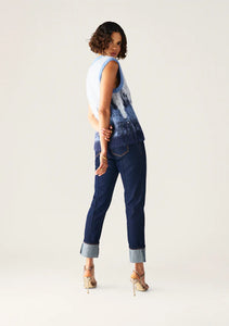 MOS THE LABEL COLETTE KNIT VEST MIDNIGHT BLUE