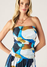 Load image into Gallery viewer, MOS THE LABEL CELESTIA PRINT STRAPLESS DRESS
