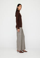 Load image into Gallery viewer, MOS VELA KNIT TOP CHOCOLATE
