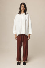 Load image into Gallery viewer, MARLE EDIE SHIRT IVORY/BLACK STRIPE S1
