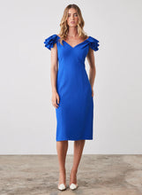 Load image into Gallery viewer, ESMAEE CORLETTE RUFFLE DRESS

