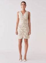 Load image into Gallery viewer, ESMAEE GOLDEN HOUR RUCHE DRESS

